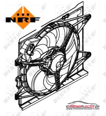 Achat de NRF 47597 Ventilateur, refroidissement du moteur pas chères