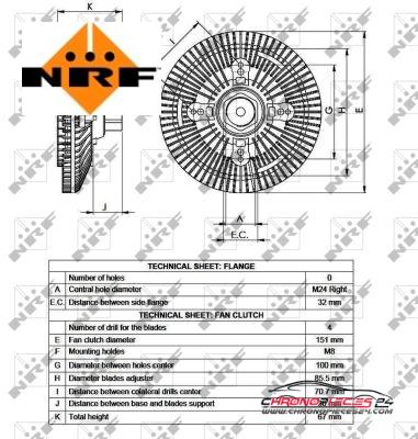 Achat de NRF 49518 Embrayage, ventilateur de radiateur pas chères