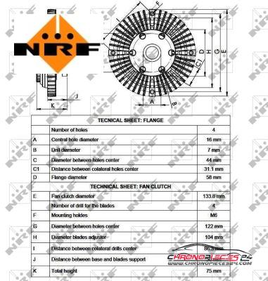 Achat de NRF 49524 Embrayage, ventilateur de radiateur pas chères