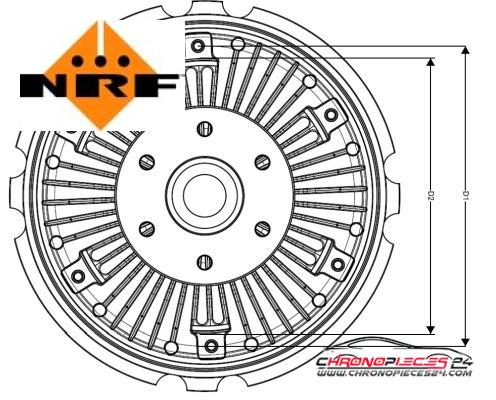 Achat de NRF 49551 Embrayage, ventilateur de radiateur pas chères