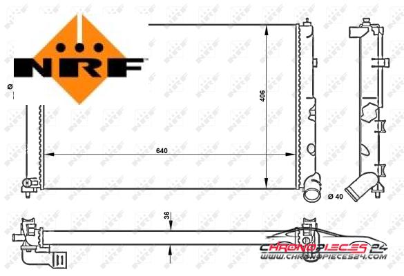 Achat de NRF 50418 Radiateur, refroidissement du moteur pas chères