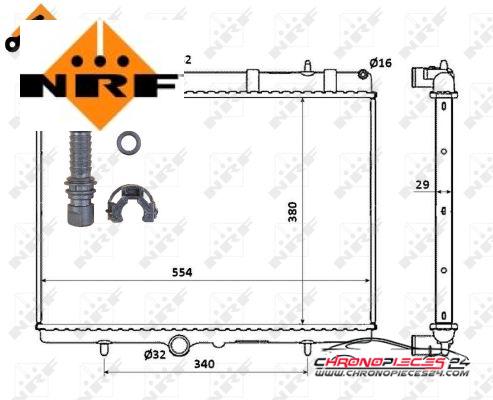 Achat de NRF 50437 Radiateur, refroidissement du moteur pas chères