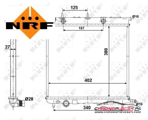 Achat de NRF 50439 Radiateur, refroidissement du moteur pas chères