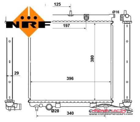 Achat de NRF 50467 Radiateur, refroidissement du moteur pas chères