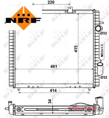 Achat de NRF 507359 Radiateur, refroidissement du moteur pas chères