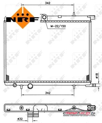 Achat de NRF 519524 Radiateur, refroidissement du moteur pas chères