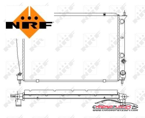 Achat de NRF 53371 Radiateur, refroidissement du moteur pas chères