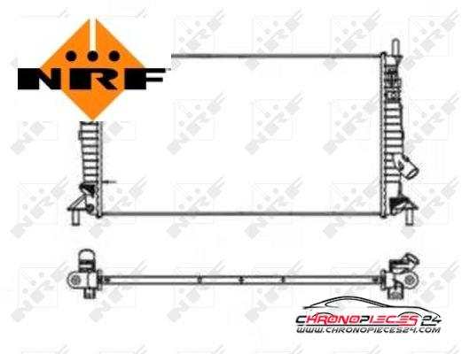 Achat de NRF 53403 Radiateur, refroidissement du moteur pas chères