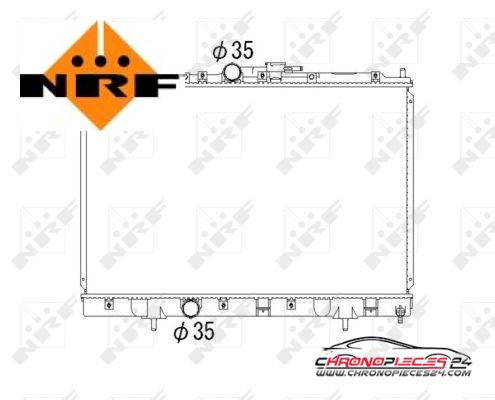 Achat de NRF 53792 Radiateur, refroidissement du moteur pas chères