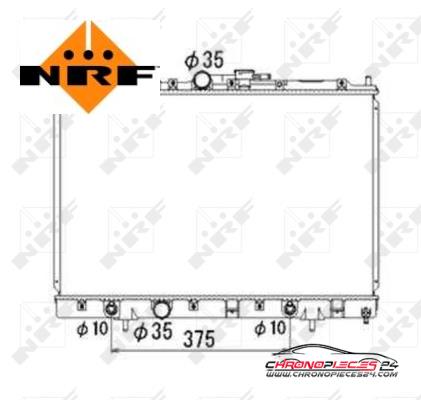 Achat de NRF 53686 Radiateur, refroidissement du moteur pas chères