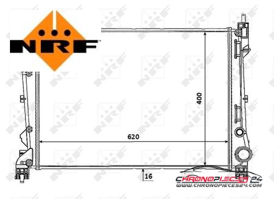 Achat de NRF 53935 Radiateur, refroidissement du moteur pas chères