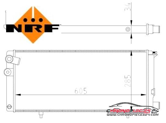 Achat de NRF 54628A Radiateur, refroidissement du moteur pas chères