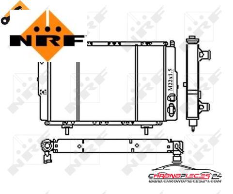 Achat de NRF 54683 Radiateur, refroidissement du moteur pas chères