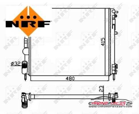 Achat de NRF 58148 Radiateur, refroidissement du moteur pas chères