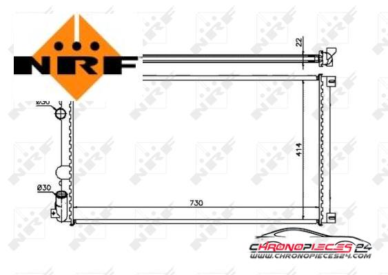 Achat de NRF 58321 Radiateur, refroidissement du moteur pas chères