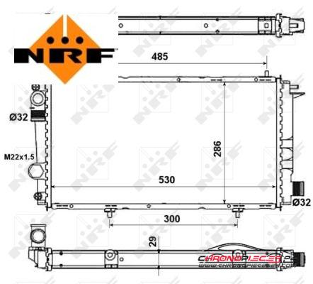 Achat de NRF 58957 Radiateur, refroidissement du moteur pas chères