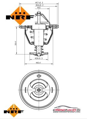 Achat de NRF 725111 Thermostat, liqiuide de refroidissement EASY FIT pas chères