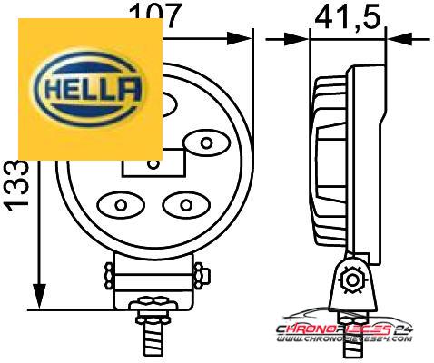 Achat de HELLA 1G0 357 108-012 Phare de travail LED pas chères