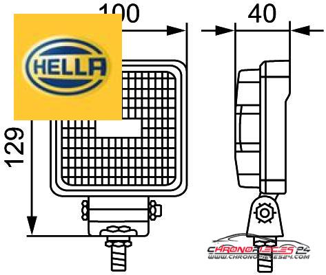 Achat de HELLA 1GA 357 107-012 Phare de travail LED pas chères