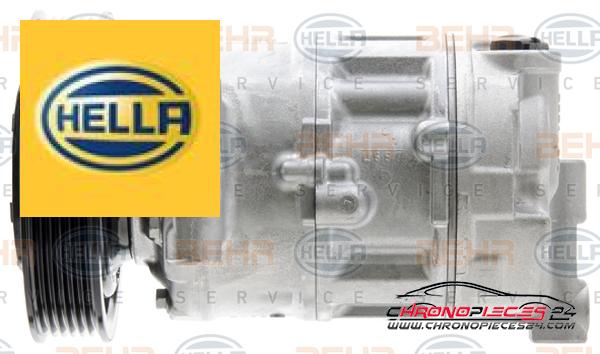 Achat de HELLA 8FK 351 008-261 Compresseur, climatisation BEHR  SERVICE *** PREMIUM LINE *** pas chères