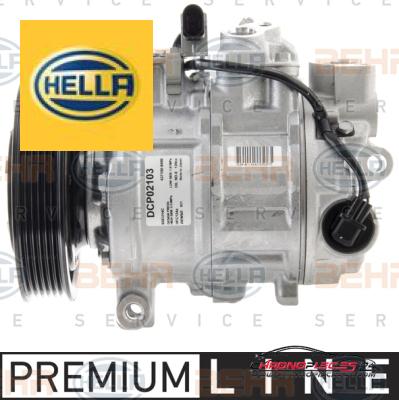 Achat de HELLA 8FK 351 008-261 Compresseur, climatisation BEHR  SERVICE *** PREMIUM LINE *** pas chères