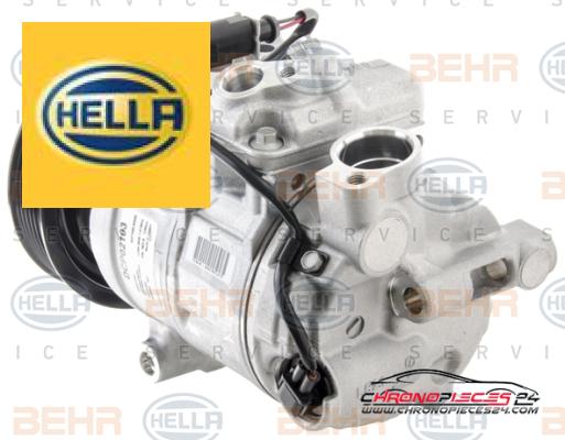 Achat de HELLA 8FK 351 008-261 Compresseur, climatisation BEHR  SERVICE *** PREMIUM LINE *** pas chères