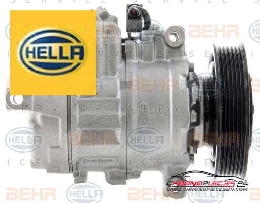 Achat de HELLA 8FK 351 008-261 Compresseur, climatisation BEHR  SERVICE *** PREMIUM LINE *** pas chères