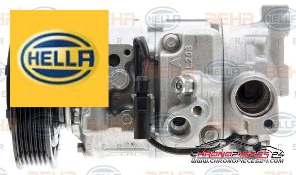 Achat de HELLA 8FK 351 008-261 Compresseur, climatisation BEHR  SERVICE *** PREMIUM LINE *** pas chères