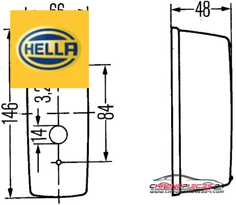 Achat de HELLA 2BA 001 277-011 Clignoteur pas chères