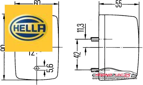 Achat de HELLA 2BA 002 652-101 Clignoteur pas chères