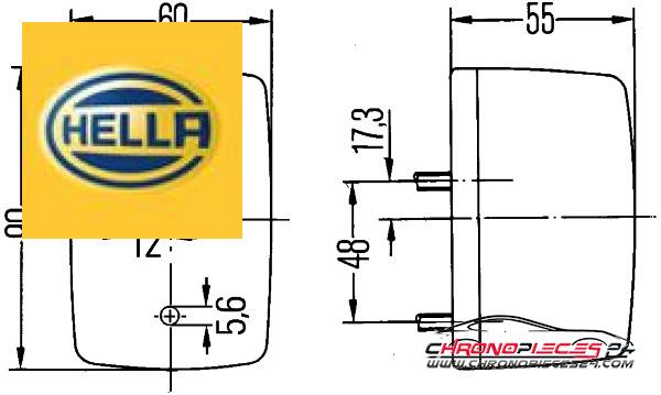 Achat de HELLA 2BA 002 652-111 Clignoteur pas chères