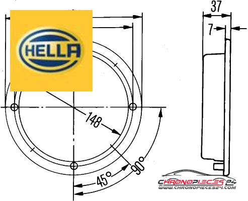 Achat de HELLA 2JA 005 590-001 Éclairage d'intérieur pas chères