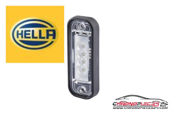 Achat de HELLA 2KA 010 278-011 Éclairage de plaque d'immatriculation LED pas chères