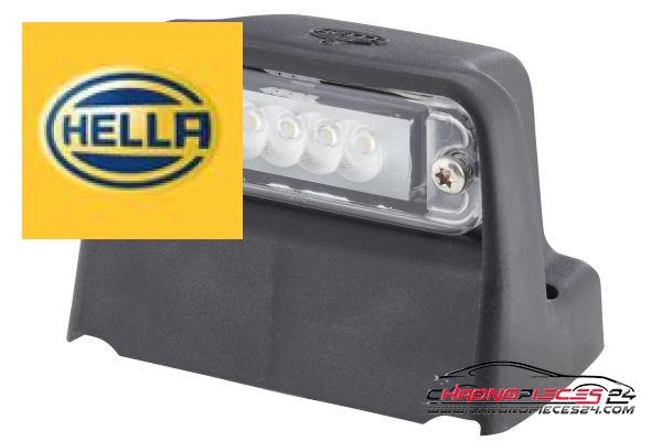 Achat de HELLA 2KA 010 278-021 Éclairage de plaque d'immatriculation LED pas chères