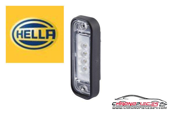 Achat de HELLA 2KA 010 278-311 Éclairage de plaque d'immatriculation LED pas chères