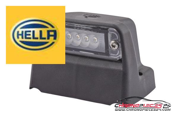 Achat de HELLA 2KA 010 278-321 Éclairage de plaque d'immatriculation LED pas chères