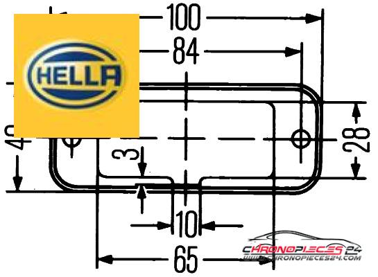 Achat de HELLA 2PF 009 514-001 Lampe de marquage LED pas chères