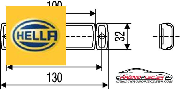 Achat de HELLA 2PG 008 645-561 Feu de gabarit LED pas chères