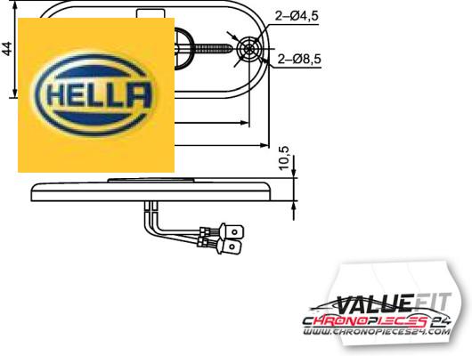 Achat de HELLA 2PS 357 009-001 Lampe de marquage LED pas chères