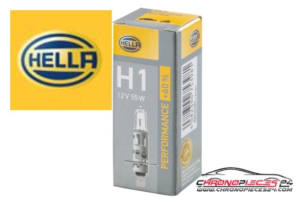 Achat de HELLA 8GH 223 498-211 Ampoule PERFORMANCE UP TO 60% pas chères