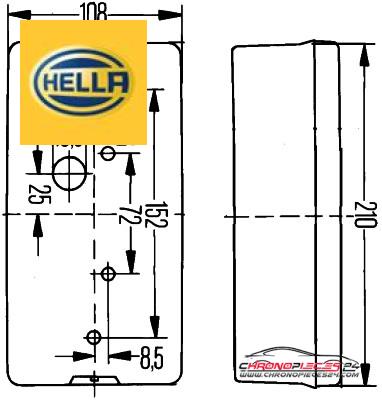 Achat de HELLA 2SD 006 040-131 Ensemble de feu arrière 4 fonctions pas chères