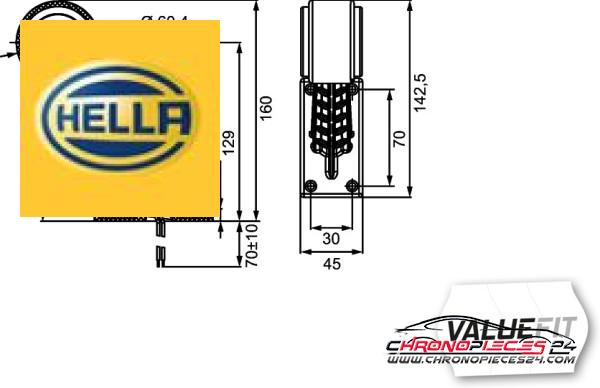 Achat de HELLA 2XS 357 004-031 Feu de gabarit LED pas chères