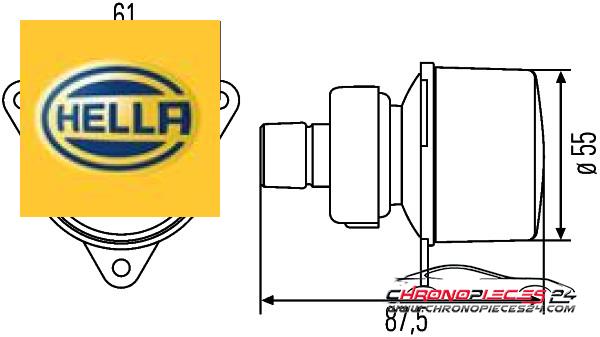 Achat de HELLA 2ZR 008 221-051 Feu recul pas chères