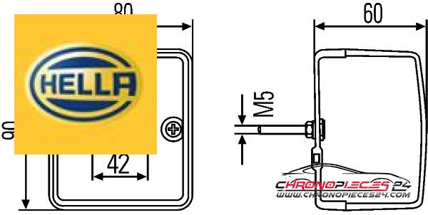 Achat de HELLA 2ZR 996 012-101 Feu recul pas chères