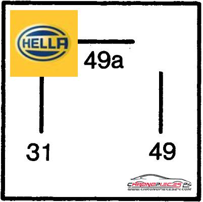 Achat de HELLA 4AZ 001 879-041 Centrale clignotante pas chères