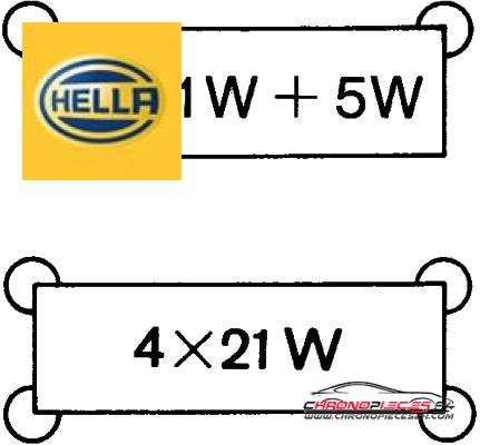 Achat de HELLA 4DB 003 750-711 Centrale clignotante pas chères