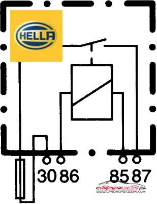 Achat de HELLA 4RA 003 530-001 Relais, courant de travail pas chères