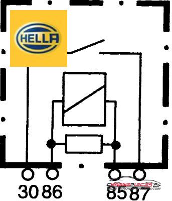 Achat de HELLA 4RA 007 791-021 Relais, courant de travail pas chères