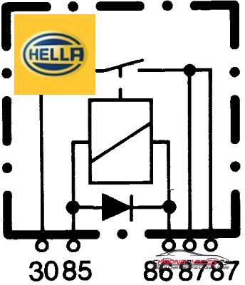 Achat de HELLA 4RA 933 791-091 Relais, courant de travail pas chères