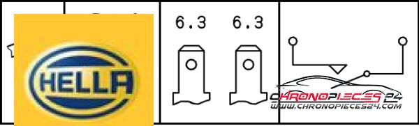Achat de HELLA 6DL 003 262-001 Interrupteur des feux de freins pas chères
